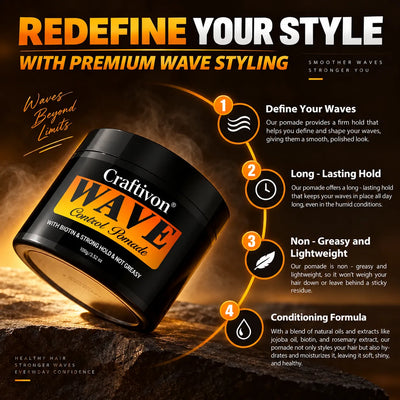 🎁360° Wave Control Pomade For Men