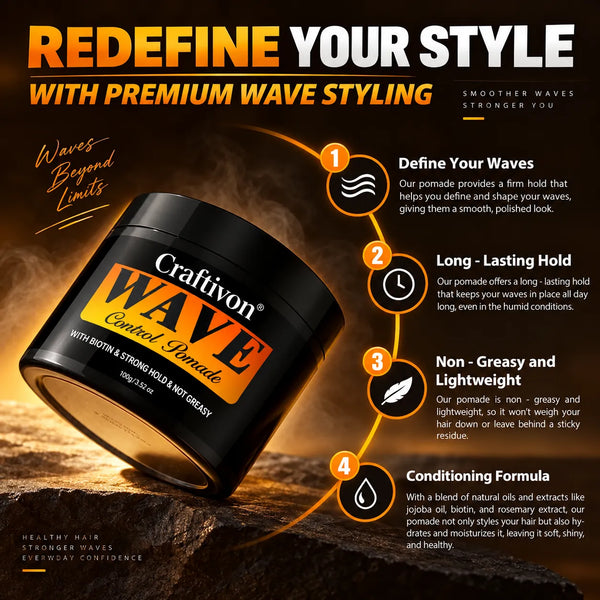 🎁360° Wave Control Pomade For Men