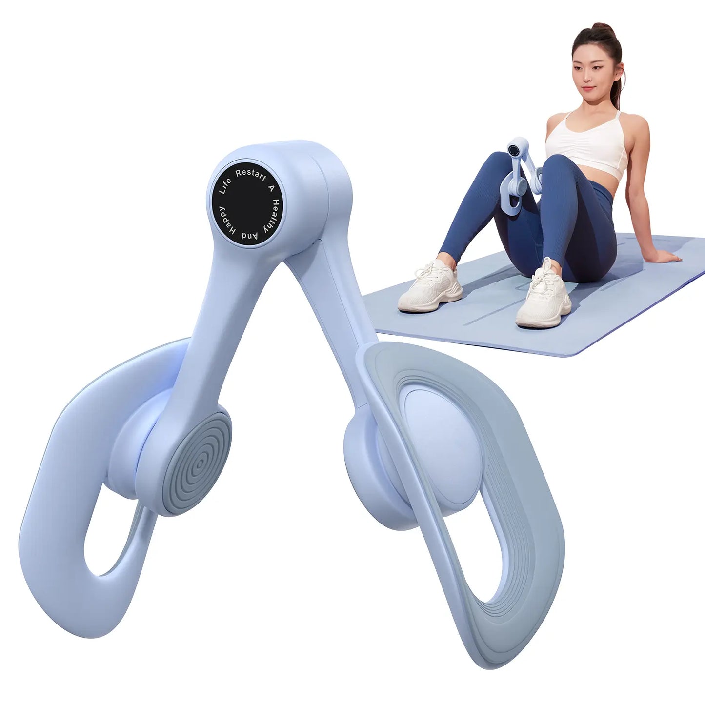 🧘‍♀️ Merach Thigh & Arm Trainer, ✨Smart Counter Available, Home Workout for Inner Thighs, Summer Vibes
