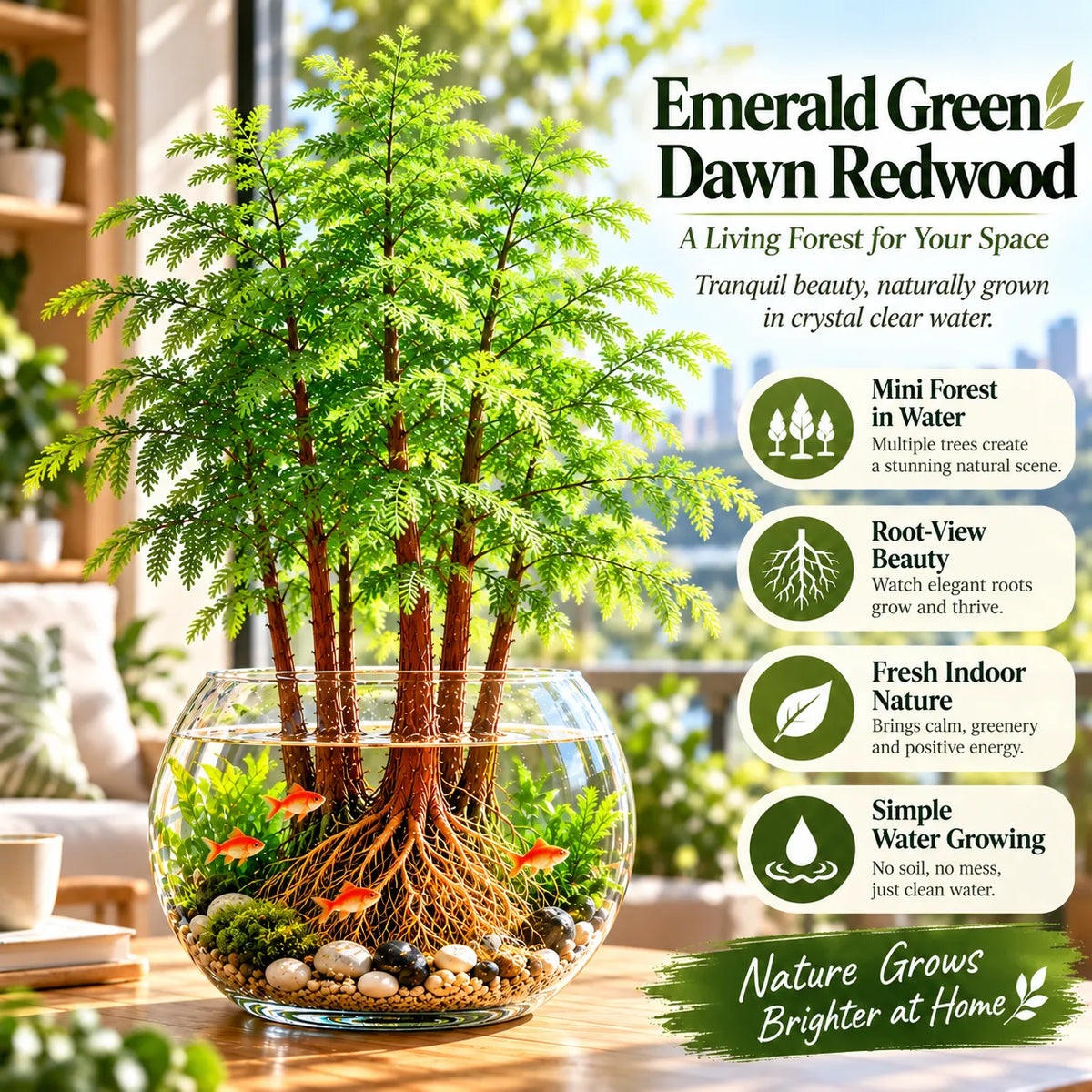 🎉 Hydroponic Dawn Redwood Bulbs - Metasequoia glyptostroboides