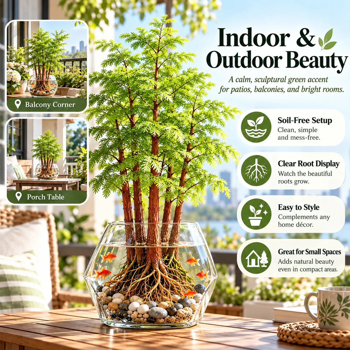 🎉 Hydroponic Dawn Redwood Bulbs - Metasequoia glyptostroboides