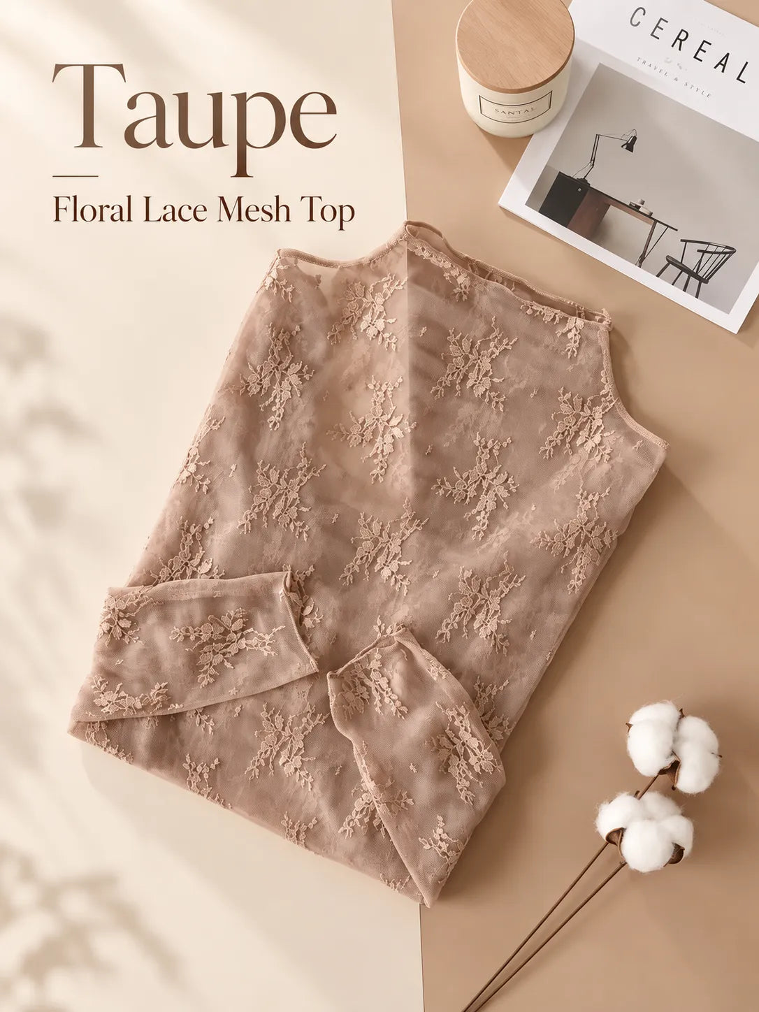 🔥5-Pack Floral Lace Mesh Tops