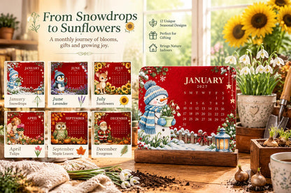 🎉🗓️ Christmas Limited-Edition — 🪴✨ Eco-Friendly Plantable “Timeless” Seed Calendar 2027