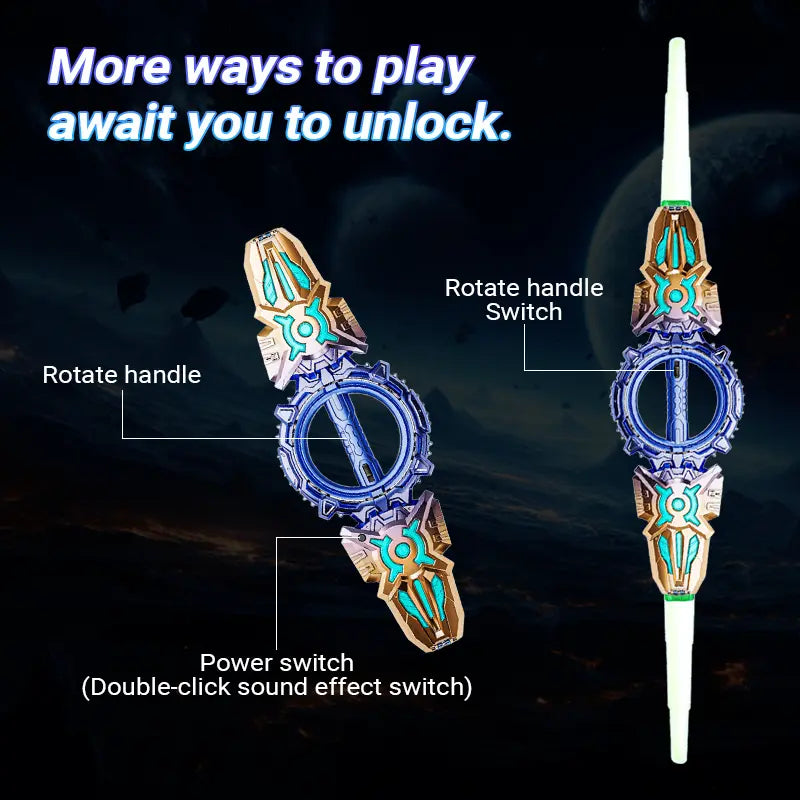 🎁24-Color Retractable LED Light Sword With Sound Effects