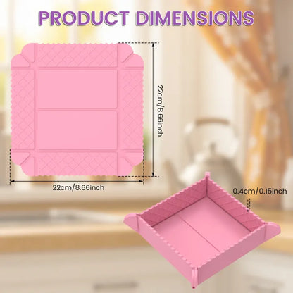 🔥3-in-1 Magnetic Silicone Trivet, Cutting Board & Foldable Serving Tray