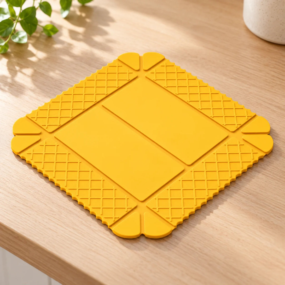 🔥3-in-1 Magnetic Silicone Trivet, Cutting Board & Foldable Serving Tray