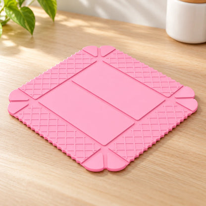 🔥3-in-1 Magnetic Silicone Trivet, Cutting Board & Foldable Serving Tray