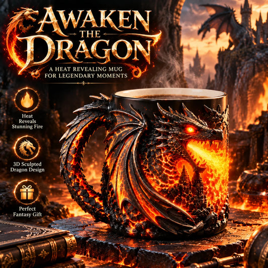 🎉Last Day 50% OFF 🐉 Dragonfire Heat-Reveal Magic Mug 🔥