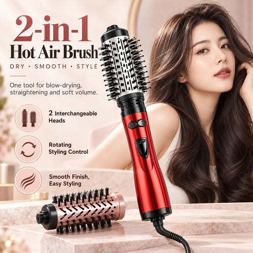 ✨3 in 1 Rotating Hair Dryer Brush
