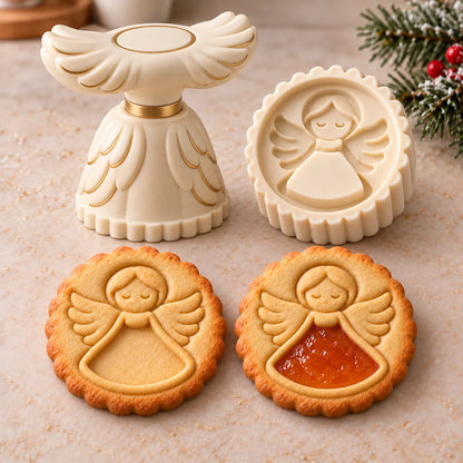 🎁Limited time 40% OFF -🍓🍪 Christmas Jam Cookie Press – Make Adorable Holiday Cookies at Home!