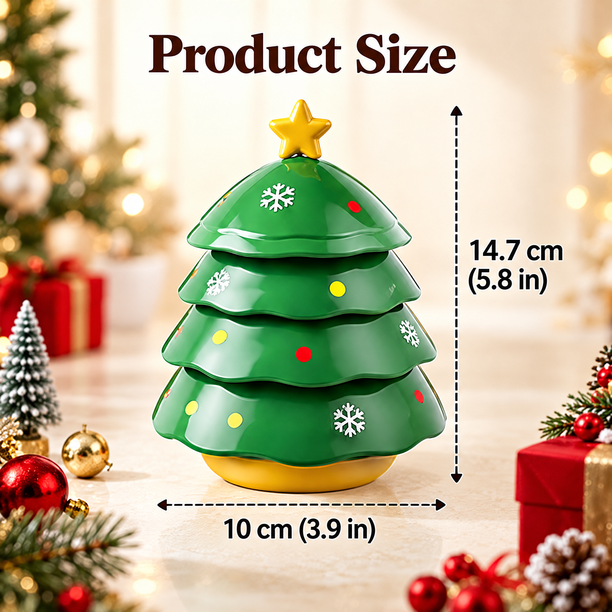 🔥Christmas Tree Mahjong Dice Dish