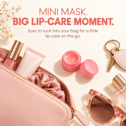 ✨5-Piece Hydrating Lip Sleeping Mask Gift Set ❤ Overnight Moisture Care with 5 Fruity Scents