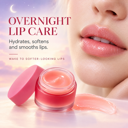 ✨5-Piece Hydrating Lip Sleeping Mask Gift Set ❤ Overnight Moisture Care with 5 Fruity Scents