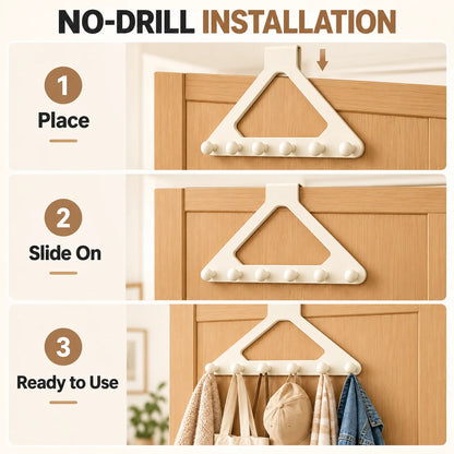 🔥Over-the-door Triangle Hanging Organizer