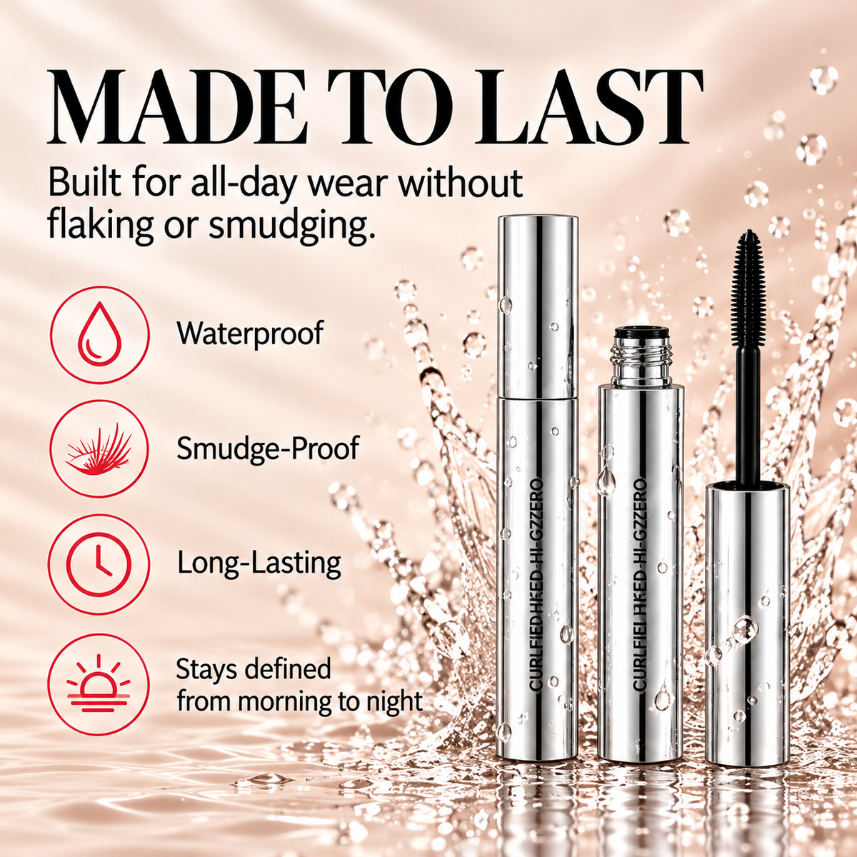 🔥Waterproof Curling Lengthening Mascara