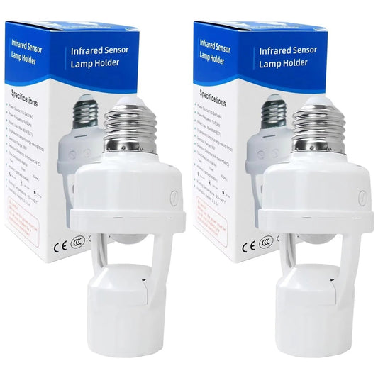 🔥Motion Sensor Light Socket Adapter (2 Pack)