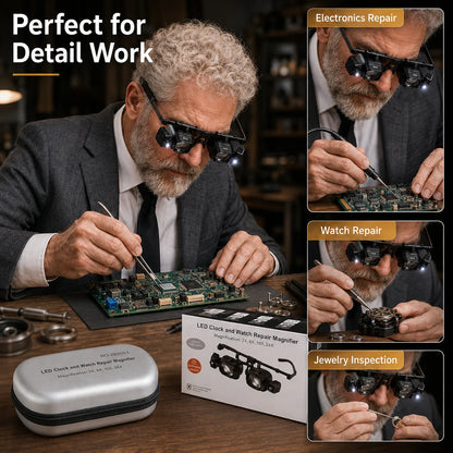🔥LED Head-Mounted Magnifying Glasses