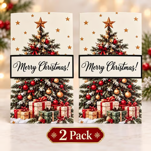 🎉DIY Pull-Out Christmas Card with Hidden Messages