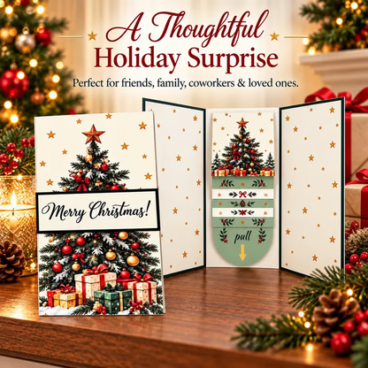 🎉DIY Pull-Out Christmas Card with Hidden Messages