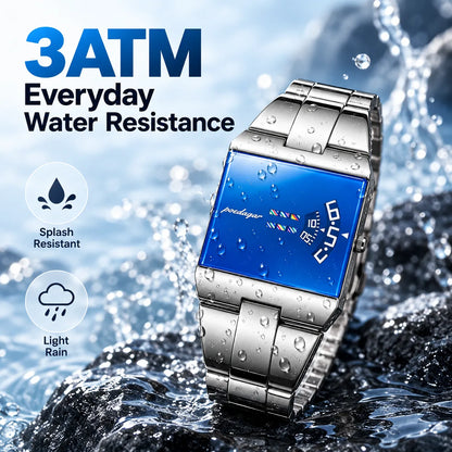 🎁Modern Square Dial Men's Quartz Watch