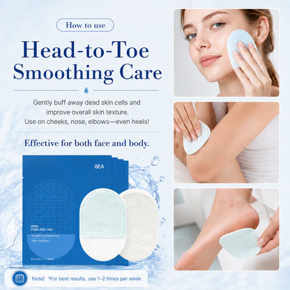 💫 Smooth & Bumpy-Free Skin: Body Exfoliating Scrub Pads (8-Pack)
