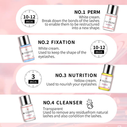🔥Gentle Formula Eyelash Perm Set with Enhanced Glue Balm