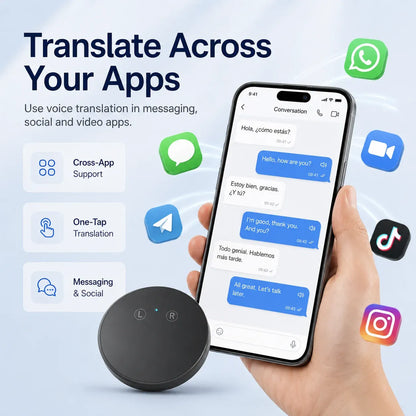 🔥AI Pocket Translator – Real-Time Two-Way Voice Translation in 165+ Languages
