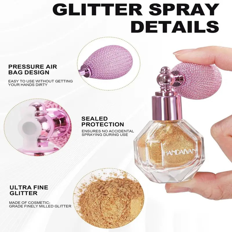 🎁Glitter Highlighter Spray & Pearlescent Makeup Set
