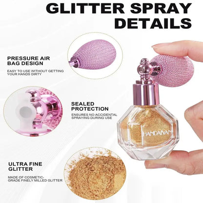 🎁Glitter Highlighter Spray & Pearlescent Makeup Set