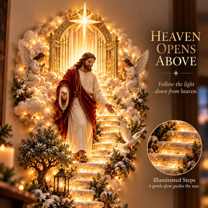 🔥Cascading Stairway Of Light Christmas Wall Hanging