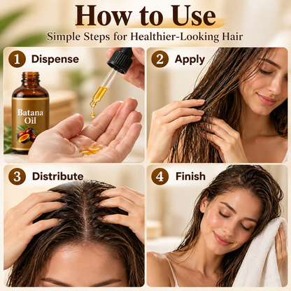 ❤️Batana Hair Oil for Dry, Frizzy Hair – Nourishing & Shine Care, 30ml