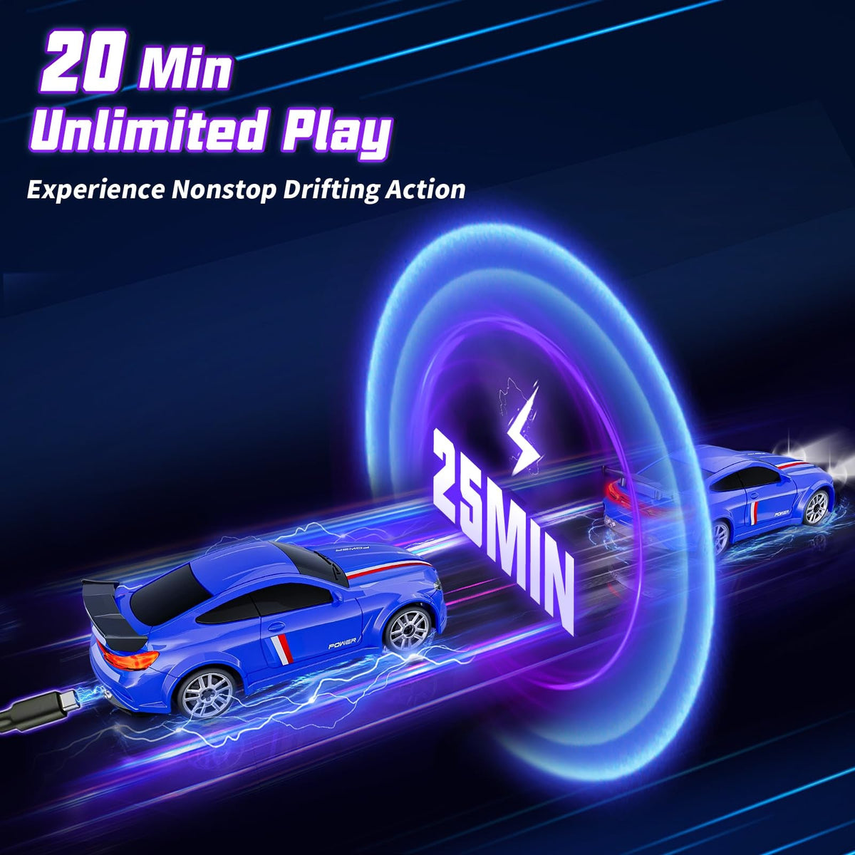 🔥1/64 Mini RC Drift Car