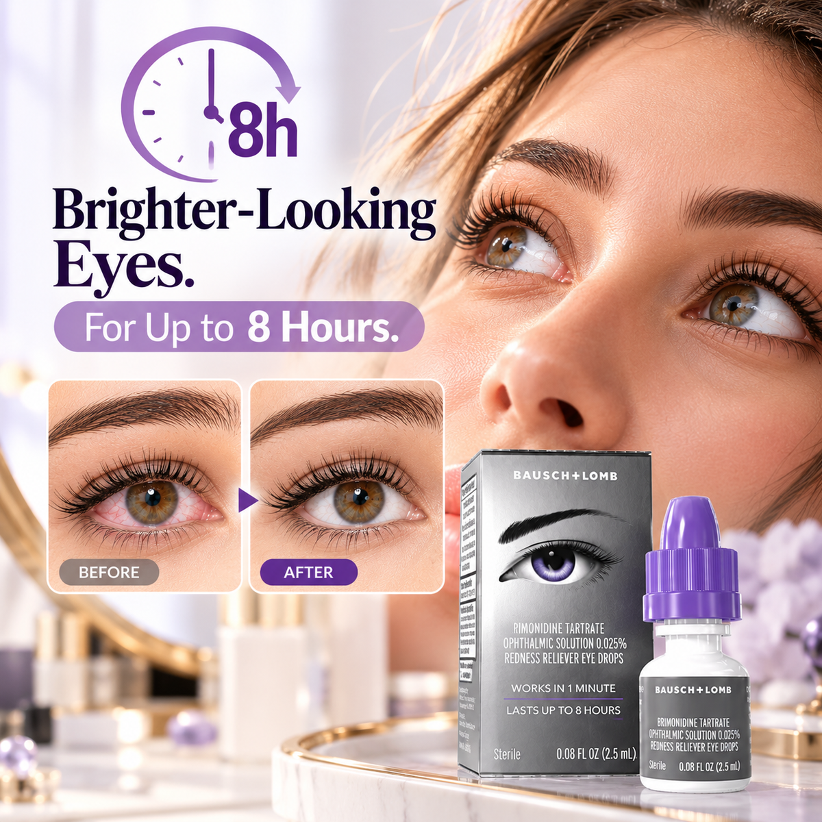 ❤️Fast-Acting Redness Relief Eye Drops – 2.5mL
