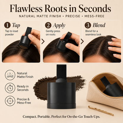 🔥 50% OFF! Instant Hairline & Root Touch-Up Powder – 4g