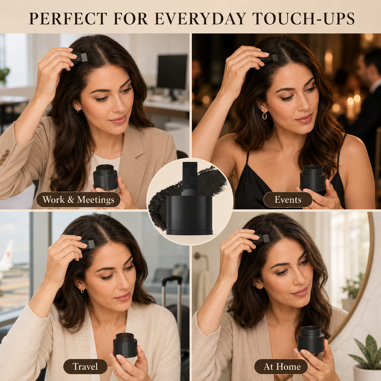 🔥 50% OFF! Instant Hairline & Root Touch-Up Powder – 4g