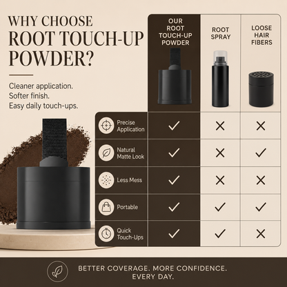 🔥 50% OFF! Instant Hairline & Root Touch-Up Powder – 4g