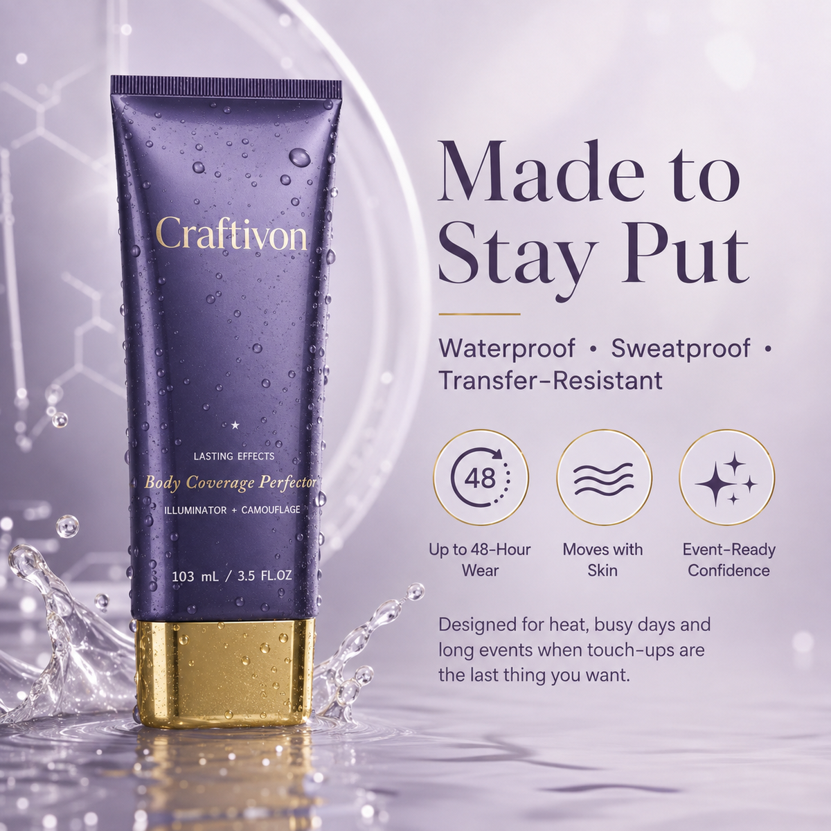 Waterproof Body Coverage Perfector