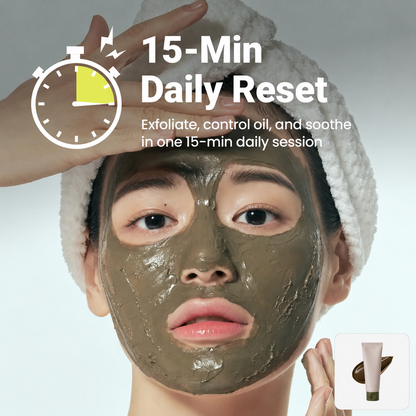 ✨ Blackhead Mud Mask & Cleanser Set – Pore-Cleansing Glass Skin Duo