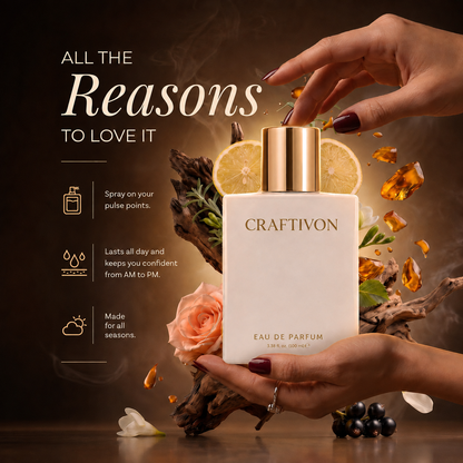 Luxury White Oud Unisex Eau de Parfum, 100 ml