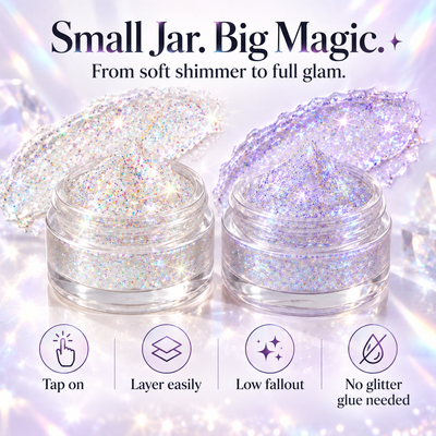❤️Light-Shifting Glitter Gel Eyeshadow – High-Shine Finish