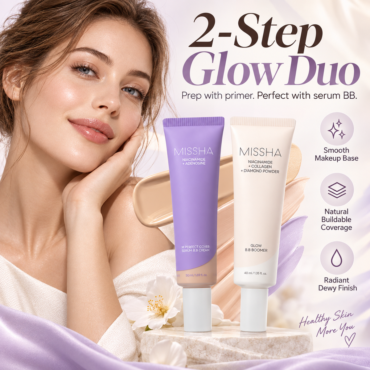Serum Glow BB Cream – Hydrating Skin Tint for Natural Glass Skin Finish