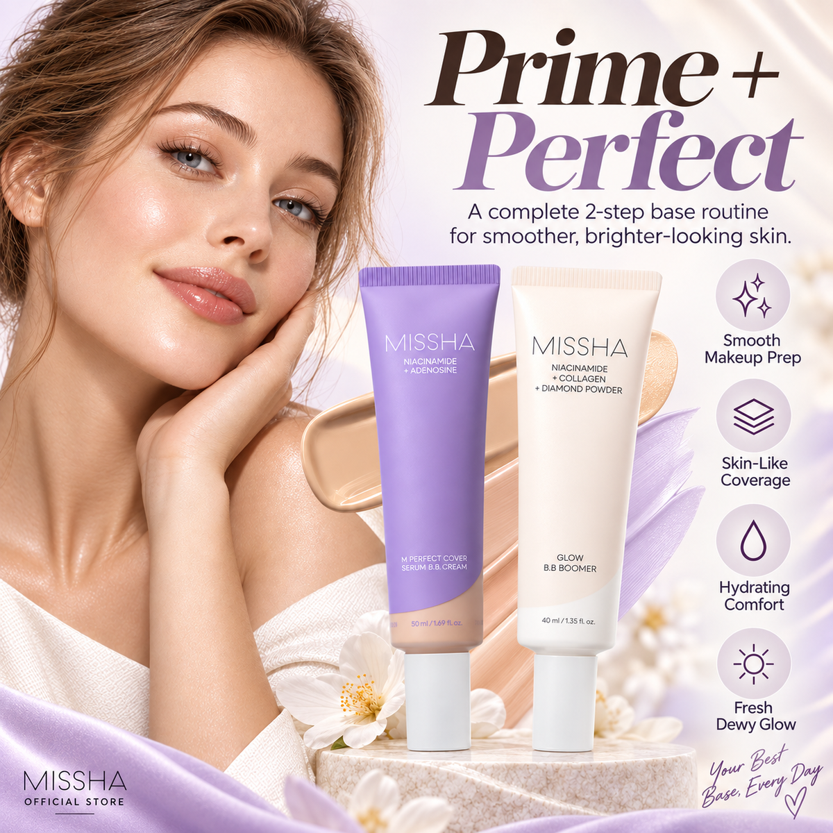 Serum Glow BB Cream – Hydrating Skin Tint for Natural Glass Skin Finish
