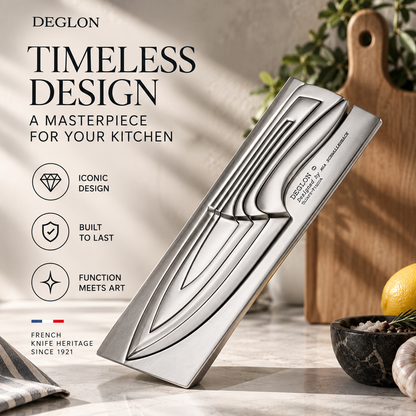 ❤️Deglon Meeting 4-Piece Nested Stainless Steel Knife Set