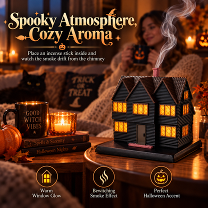 🎉Halloween Witch House Incense Burner