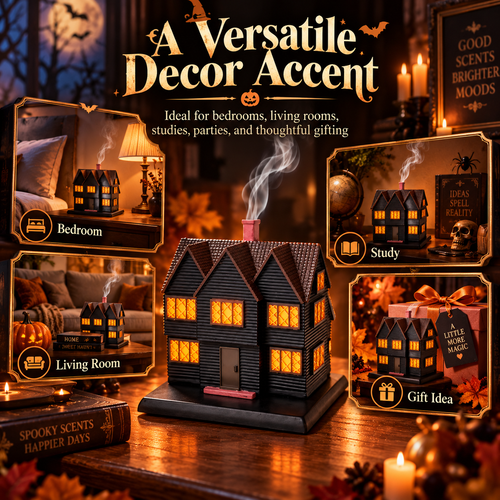 🎉Halloween Witch House Incense Burner
