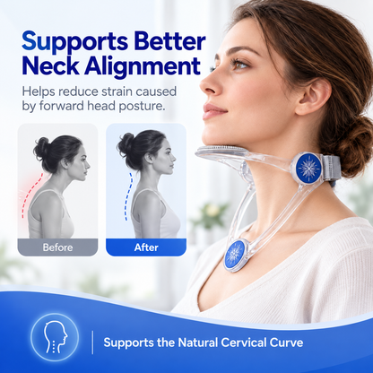 🎉360° Adjustable Neck Collar - Neck Support with Neck Stretcher