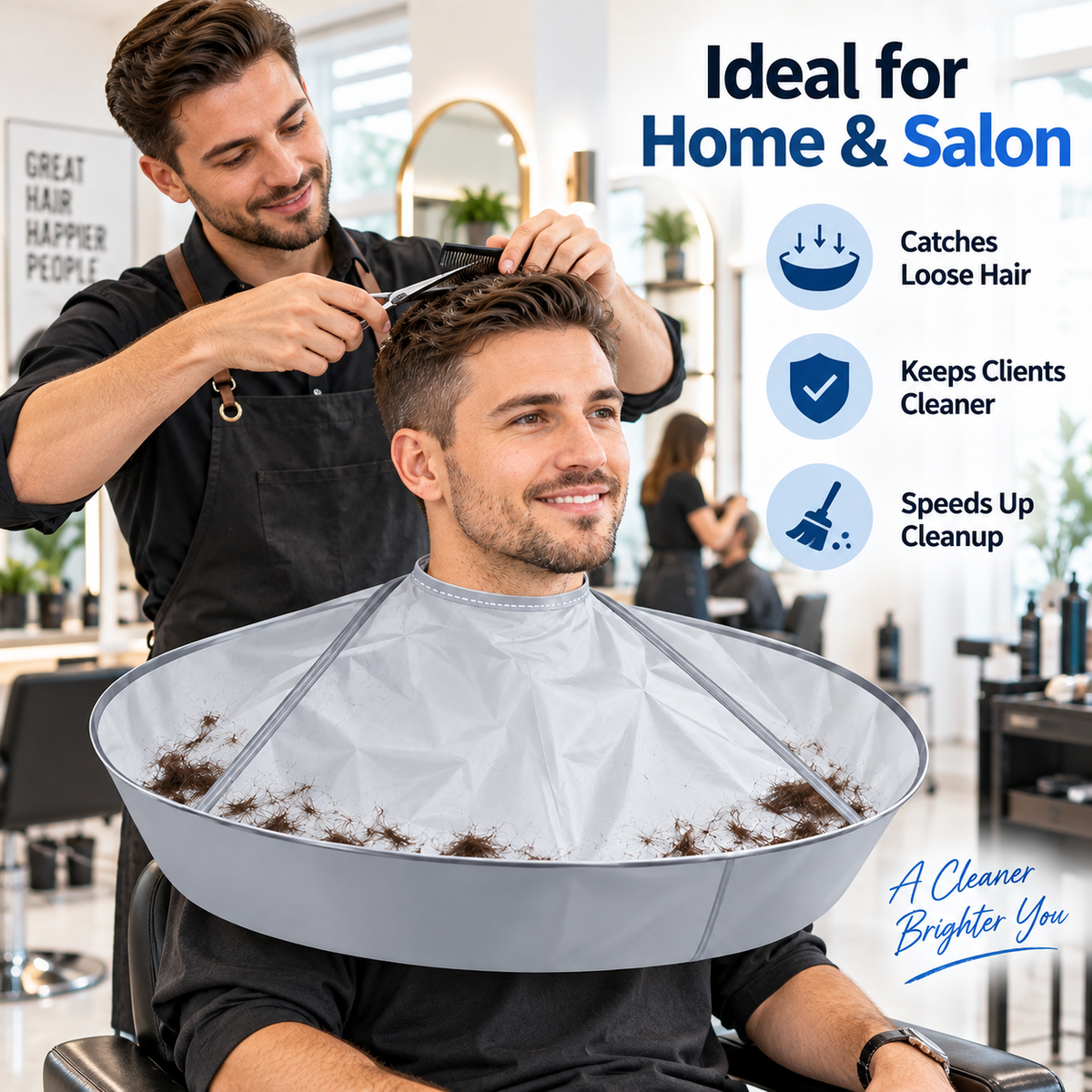 🎉Portable Waterproof Hair Cutting Cape