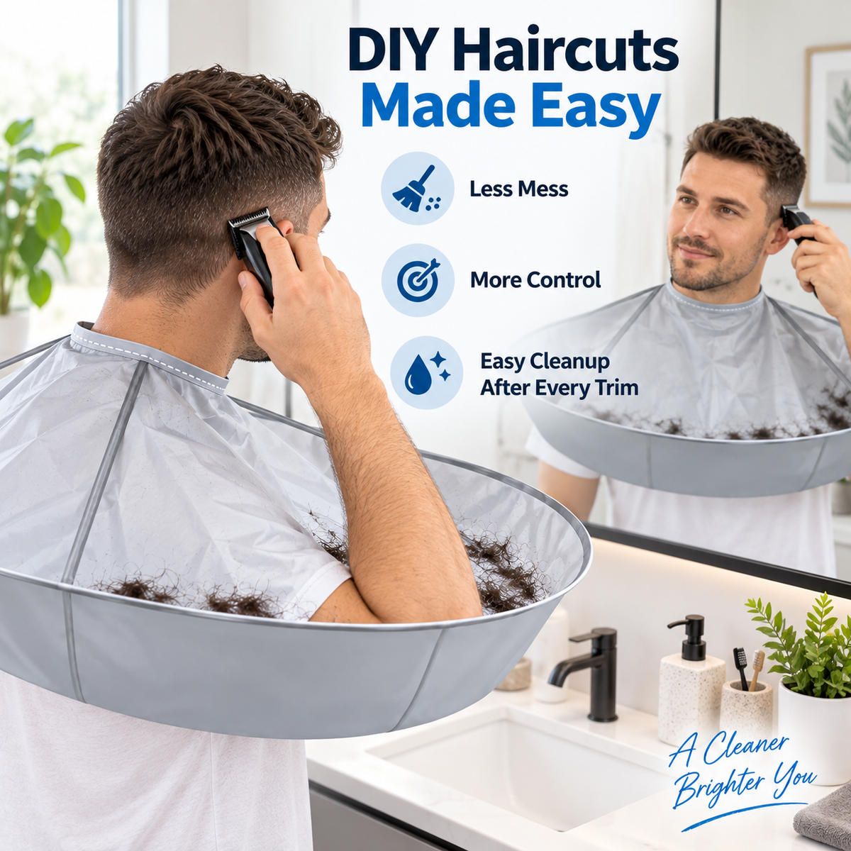 🎉Portable Waterproof Hair Cutting Cape