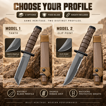❤️Ontario OKC-3S Marine Bayonet with Sheath – Brown