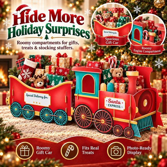 🎉Christmas Presents Trains, DIY Santa’s Gift Train